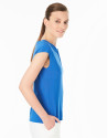 Cobalt blue-colored sleeveless top