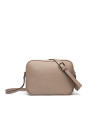 Taupe Taylor leather shoulder bag