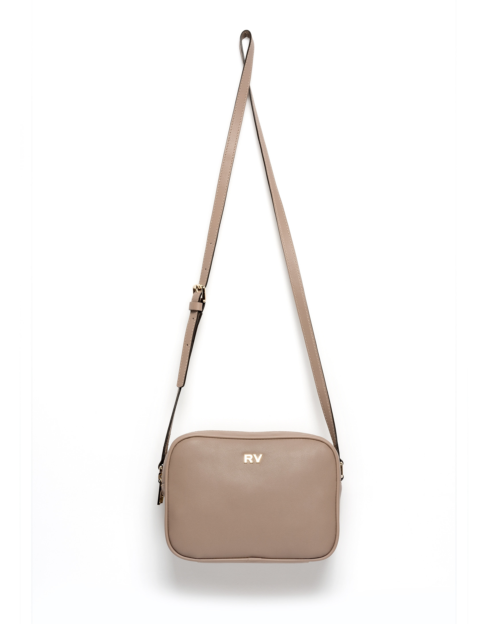 Bolso bandolera piel topo Taylor