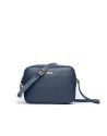 Bolso bandolera piel azul marino Taylor