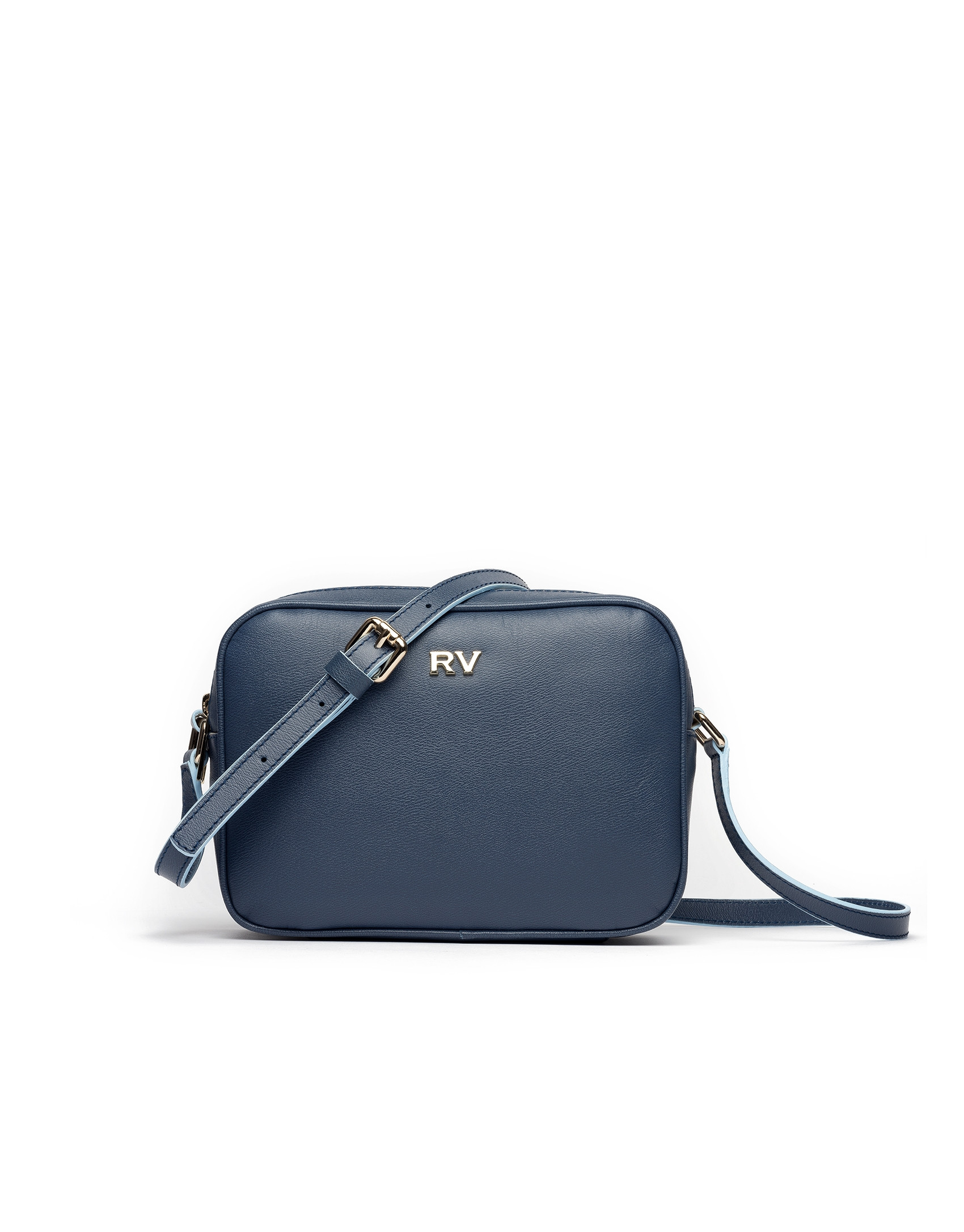 Navy blue Taylor leather shoulder bag