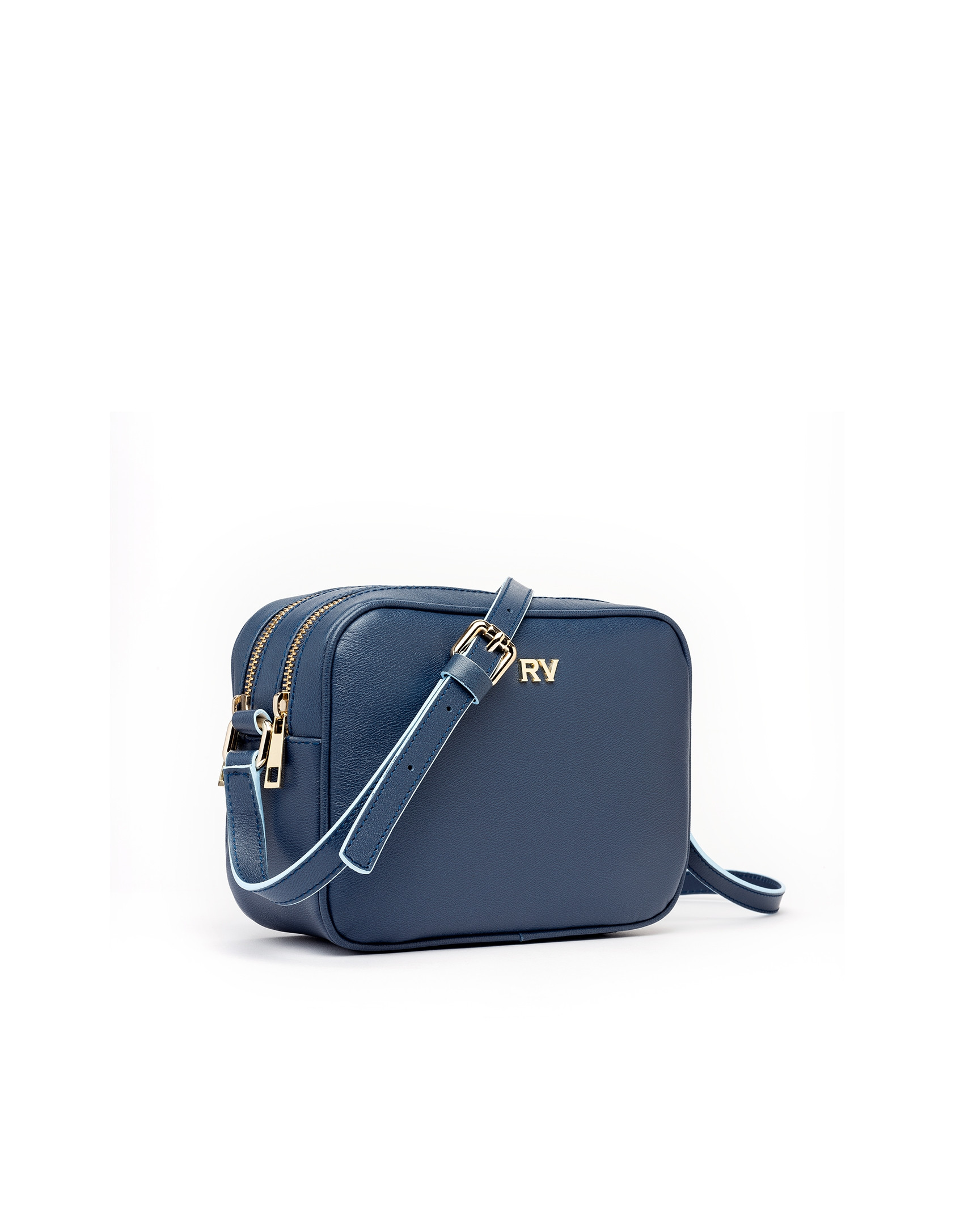 Navy blue Taylor leather shoulder bag