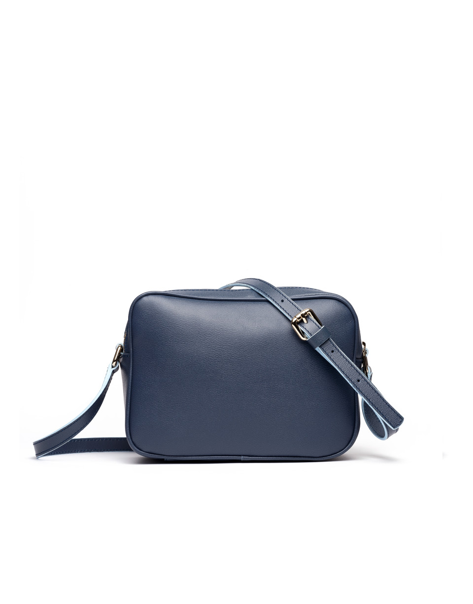 Navy blue Taylor leather shoulder bag