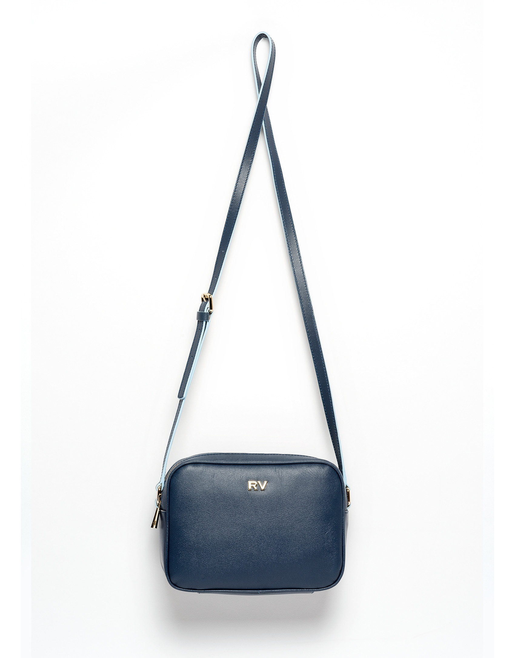 Navy blue Taylor leather shoulder bag