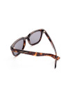 Gafas de sol pasta marrón tortuga lentes espejo