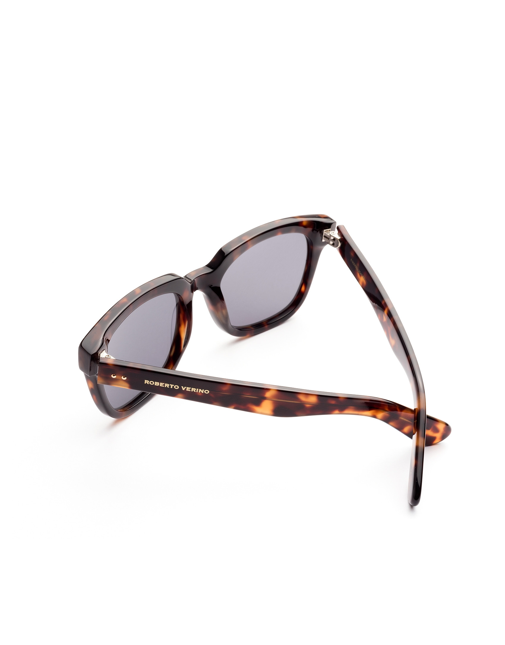 Gafas de sol pasta marrón tortuga lentes espejo