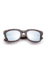 Gafas de sol pasta marrón tortuga lentes espejo