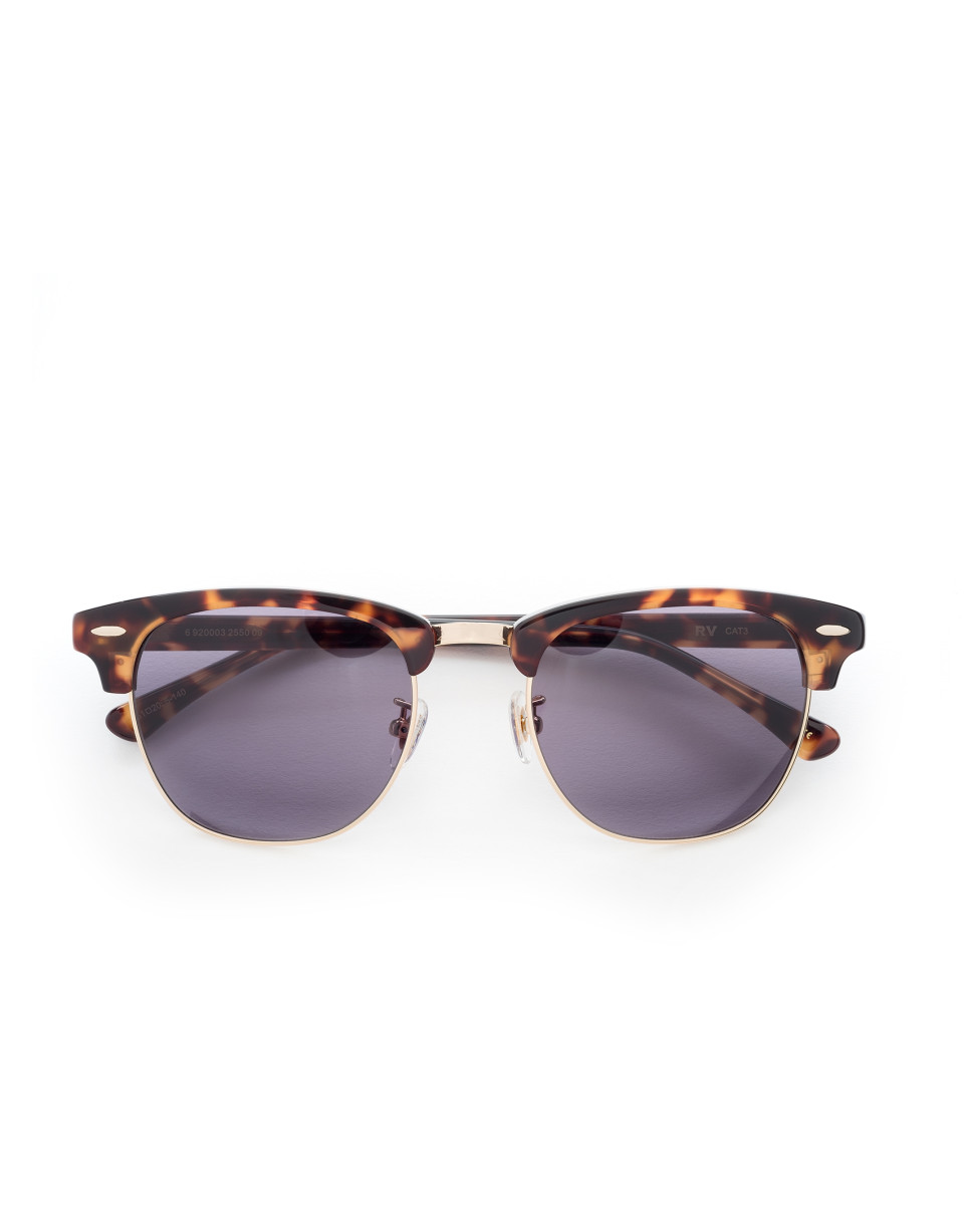 Gafas de sol retro marrón tortuga