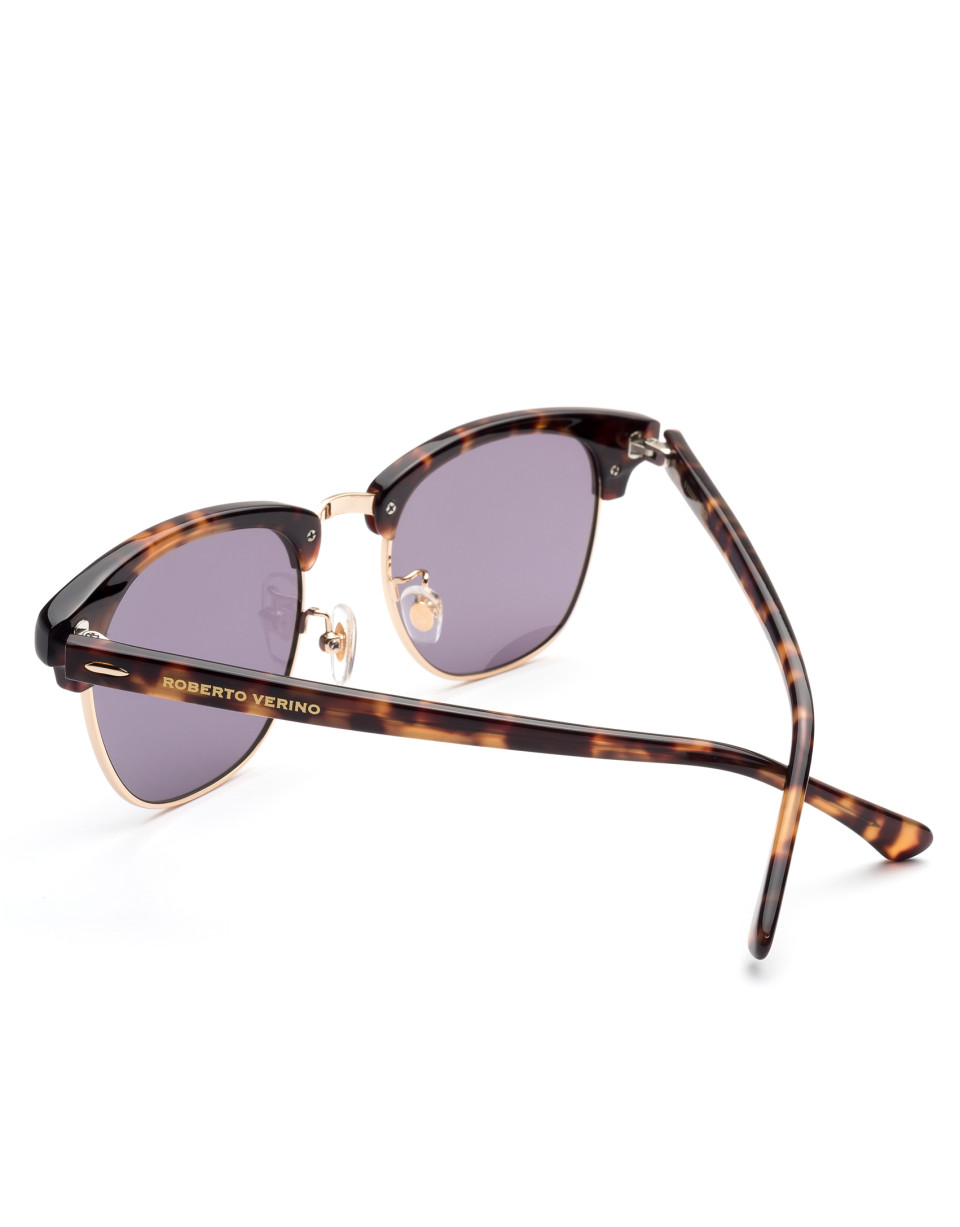 Gafas de sol retro marrón tortuga