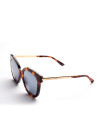 Gafas de sol pasta y metal marrón tortuga