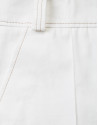 White straight pants