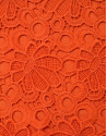 Top encaje naranja