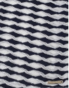 Blue top with boat neck