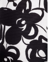 Black print dress