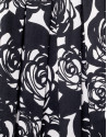 Vestido pliegues negro