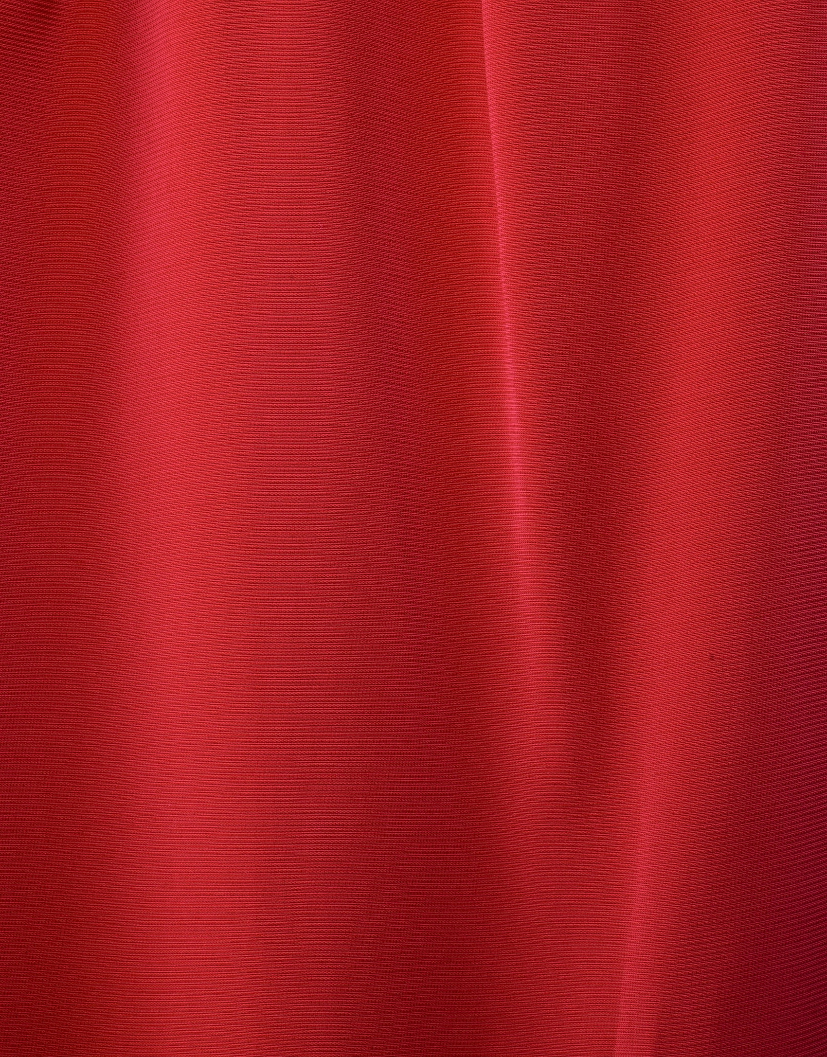 Red dress with belt loops
