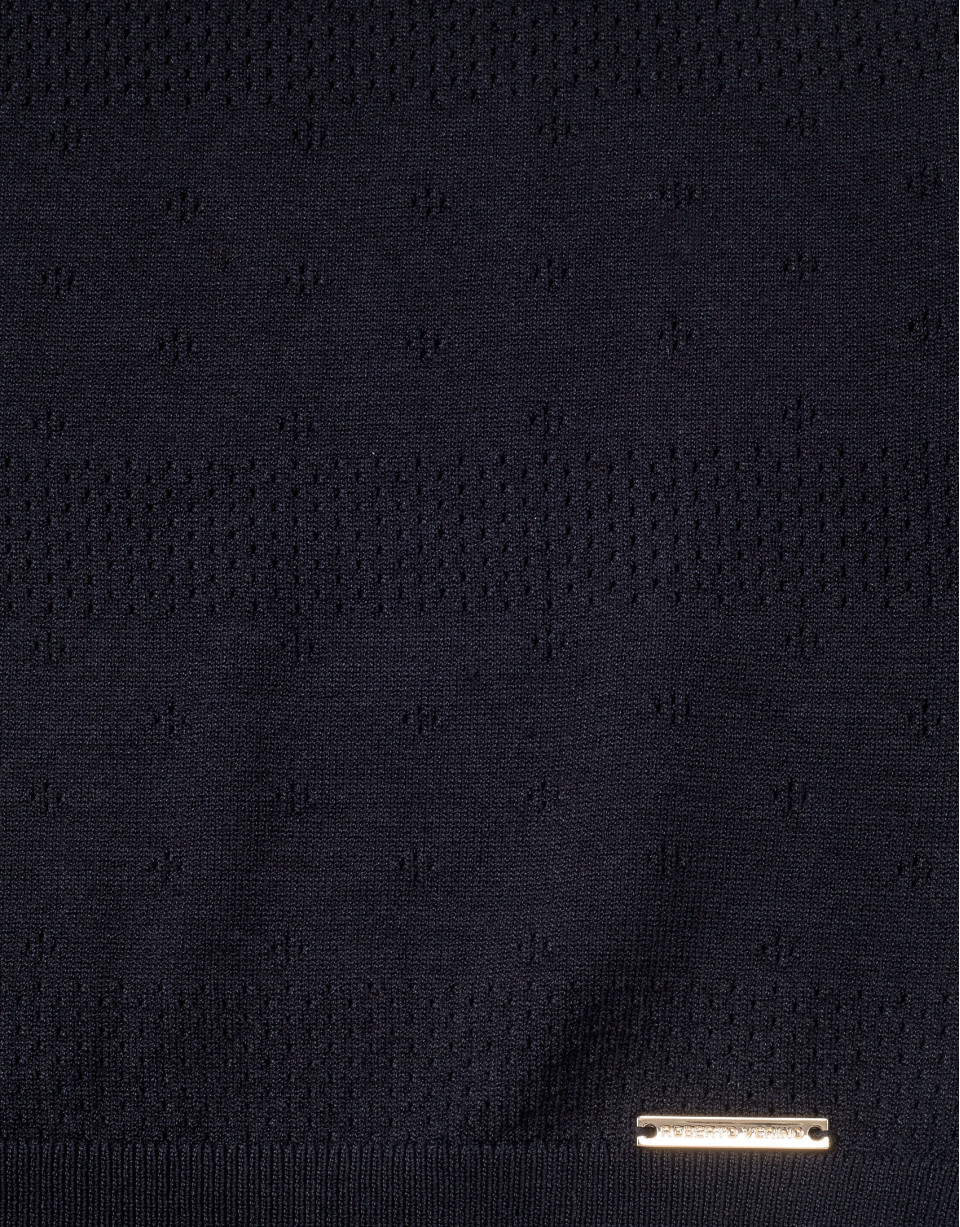 Black knit sweater