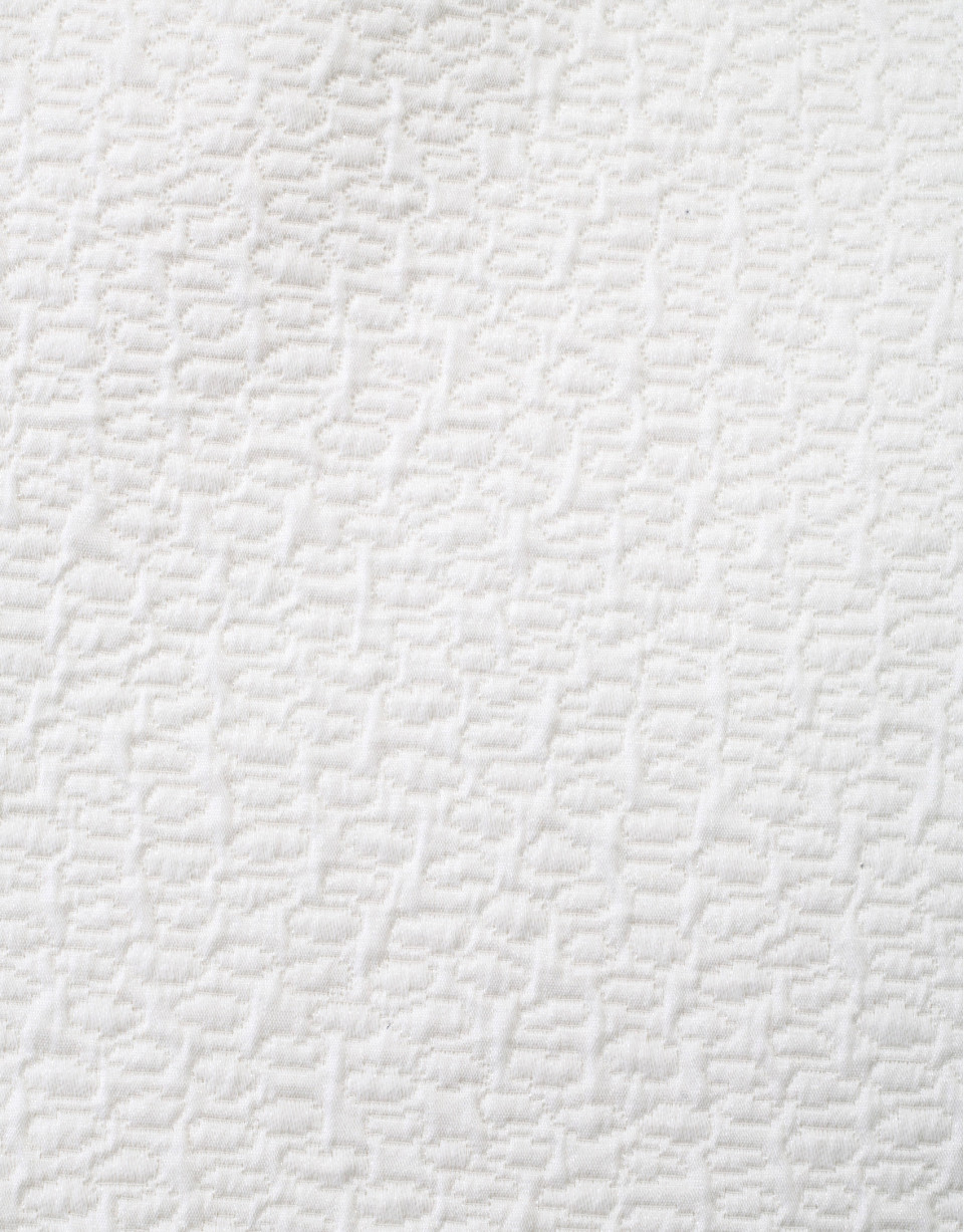 Ivory jacquard dress