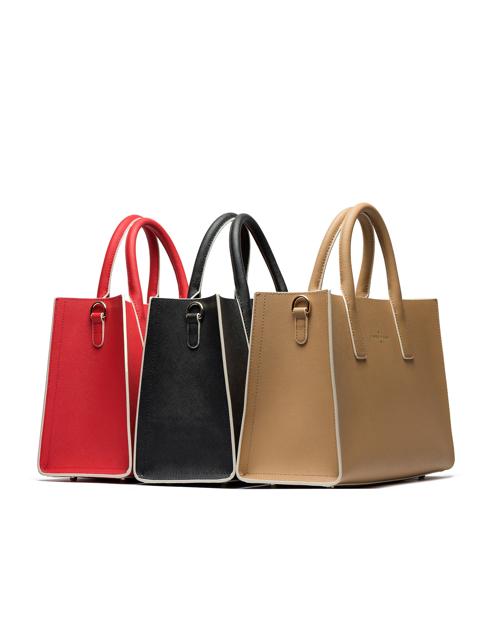 Red Montpellier shopping bag