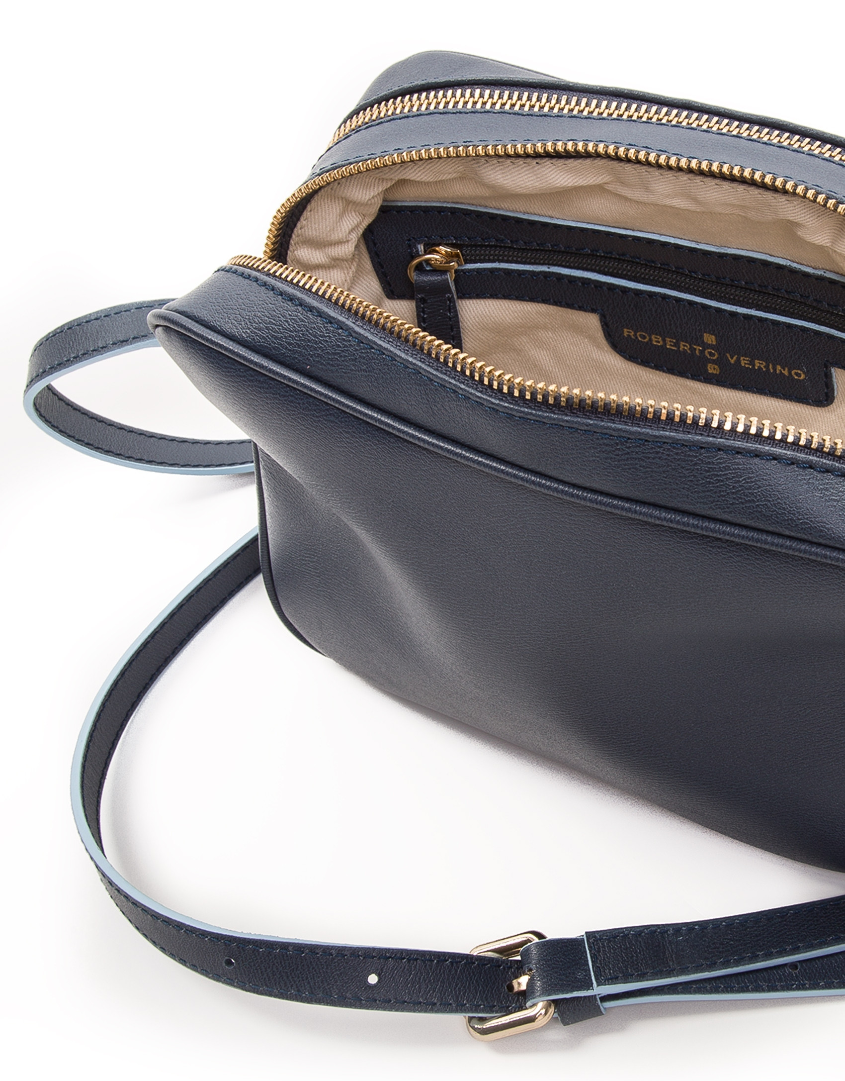 Navy blue Taylor leather shoulder bag