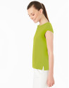 Camiseta sin mangas verde pistacho