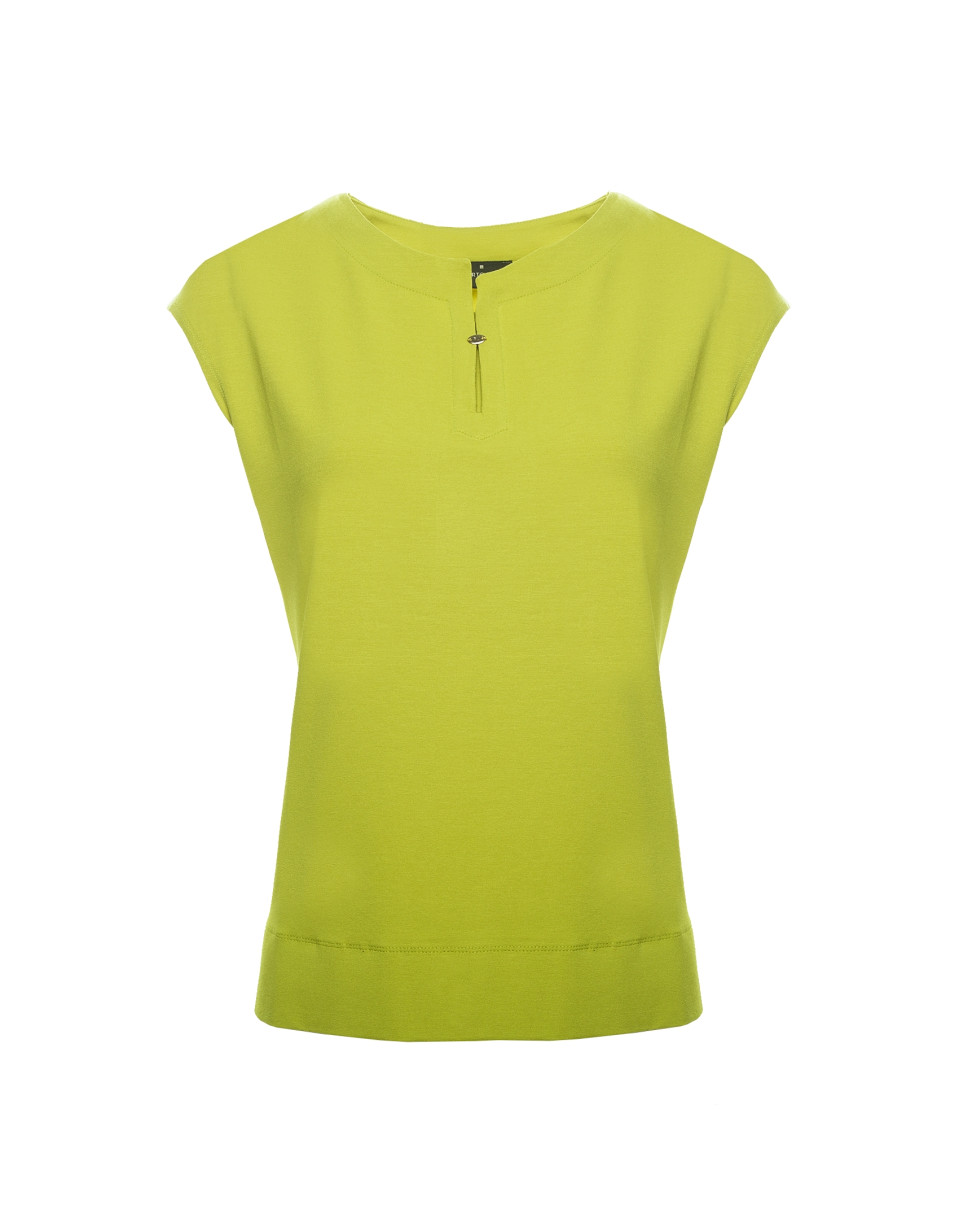 Camiseta sin mangas verde pistacho