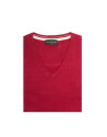 Jersey pico algodón rojo
