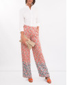 Pantalón palazzo estampado azalea