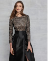 Black long party dress