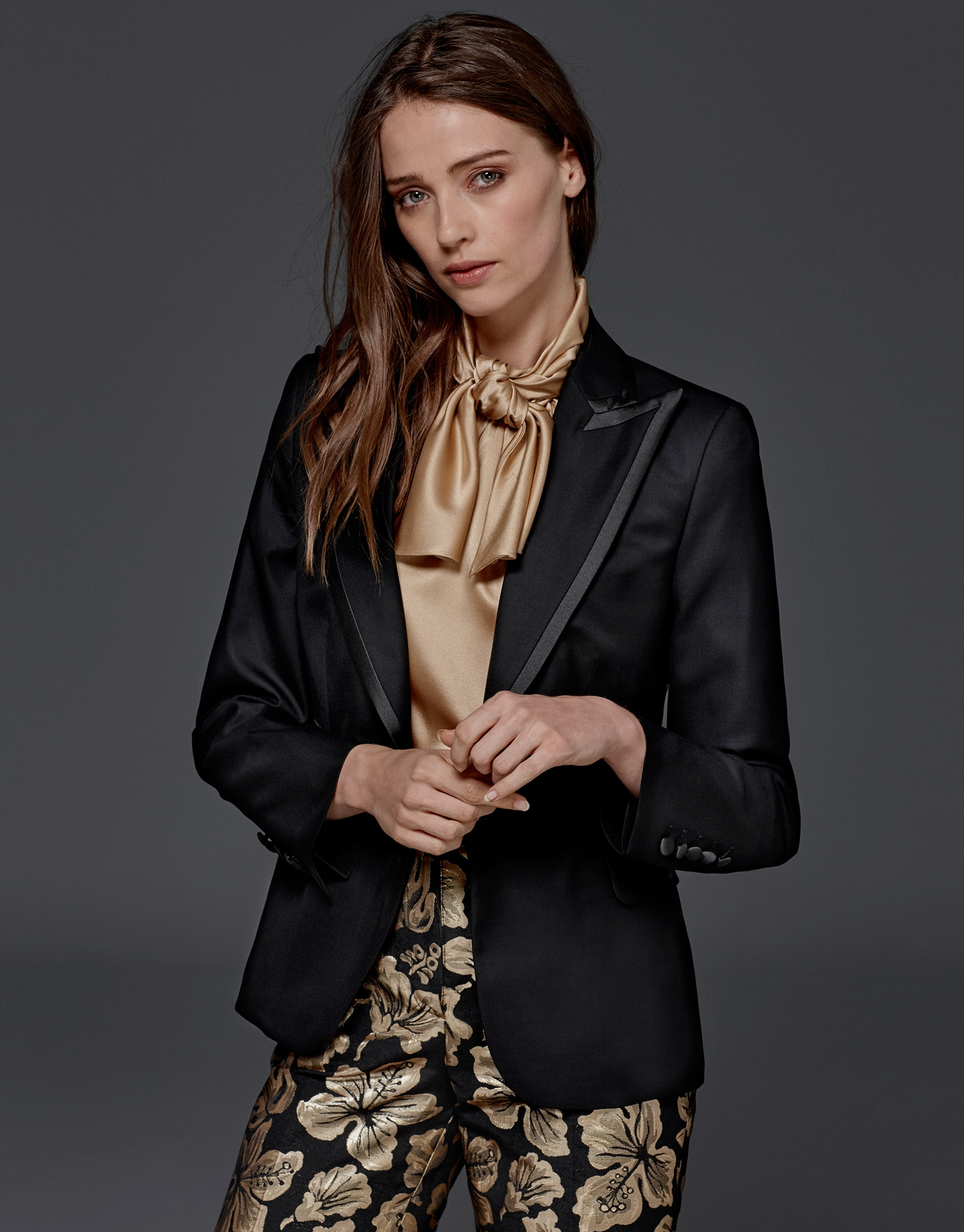 Black tuxedo jacket