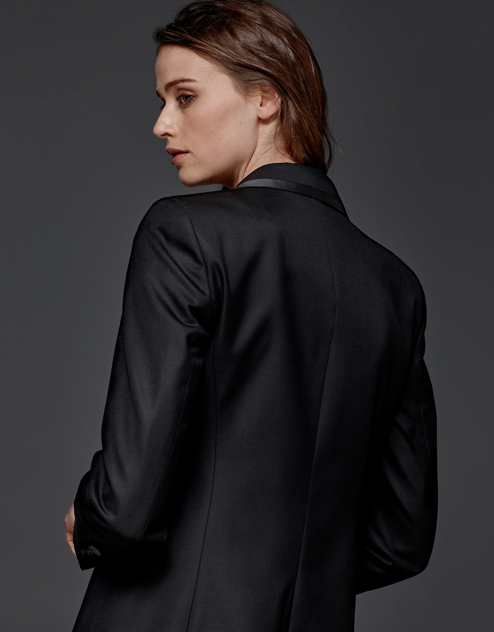 Black tuxedo jacket