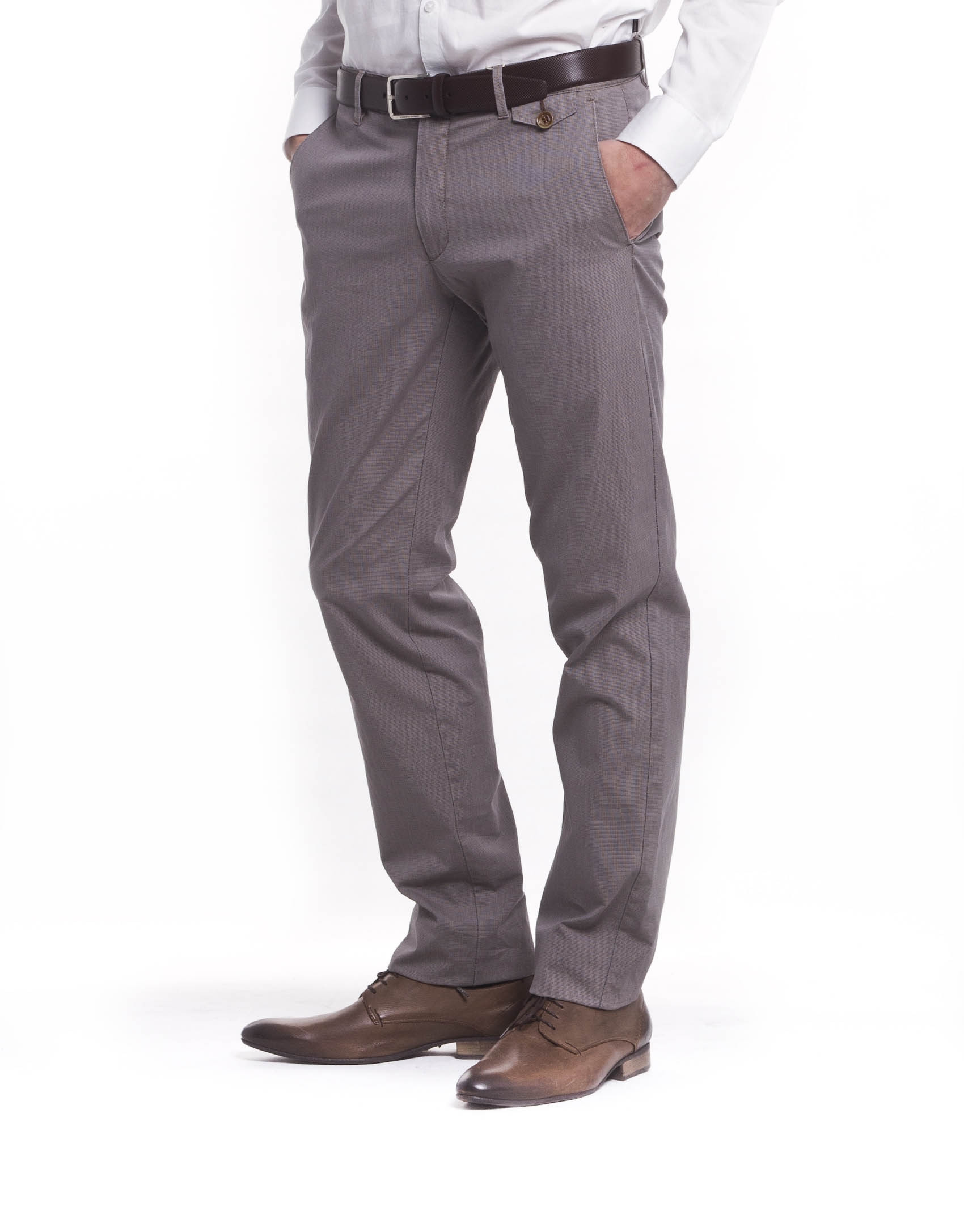 Casual Hound's-tooth checked pants