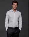 Black wool slim fit suit