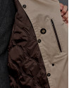 Gabardina clásica color beige