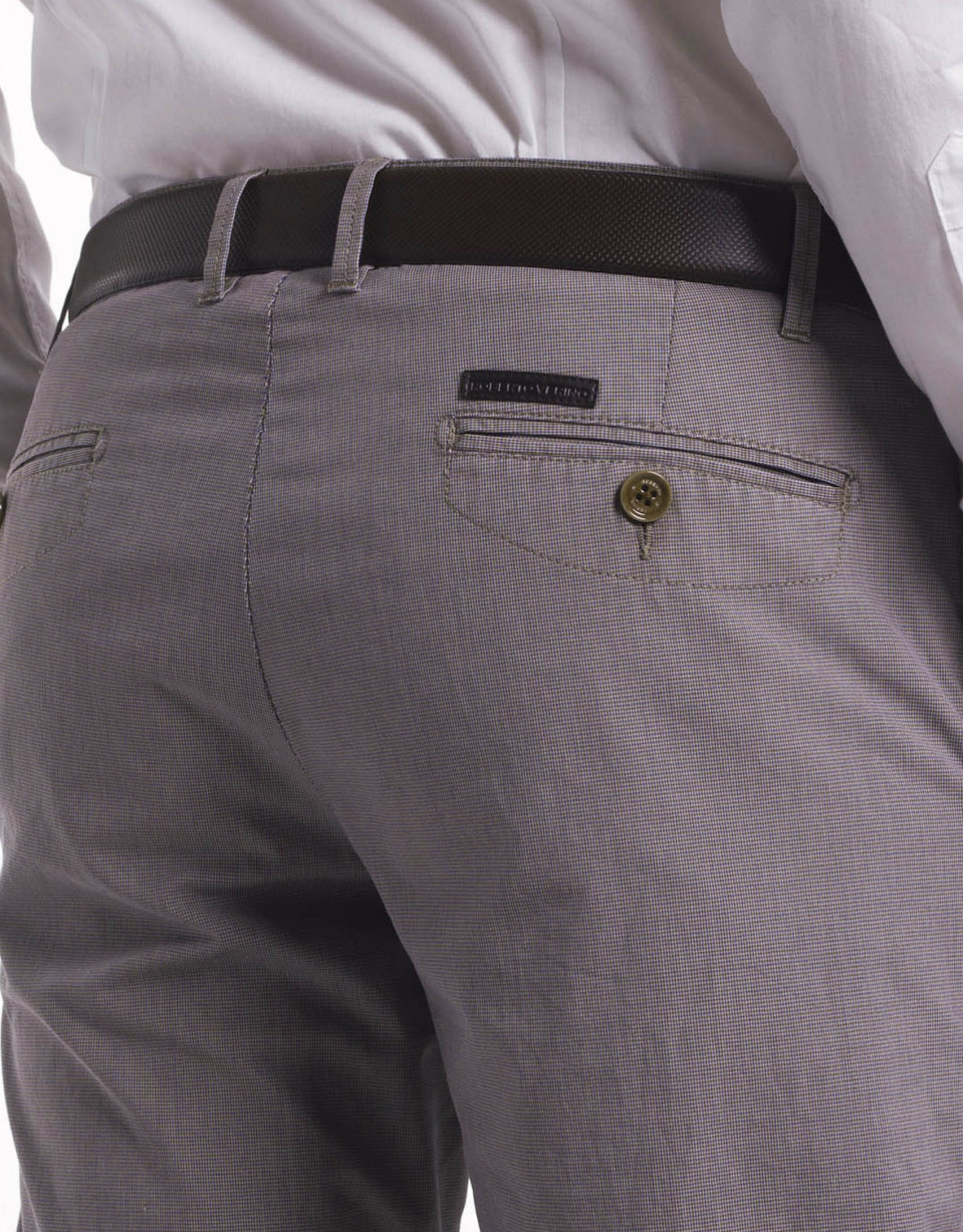 Casual Hound's-tooth checked pants