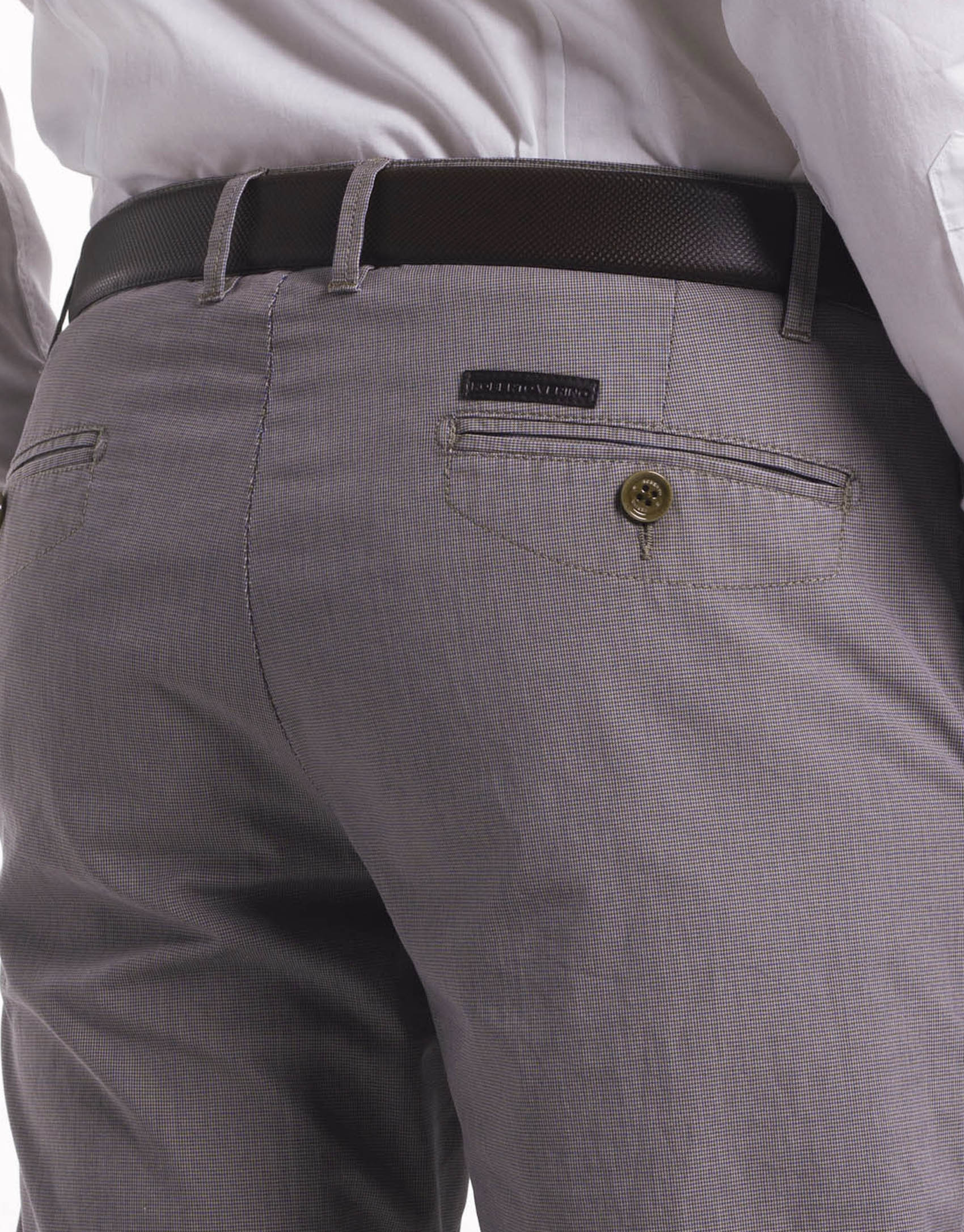 Casual Hound's-tooth checked pants