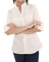 Camisa pliegue rayas amarillas