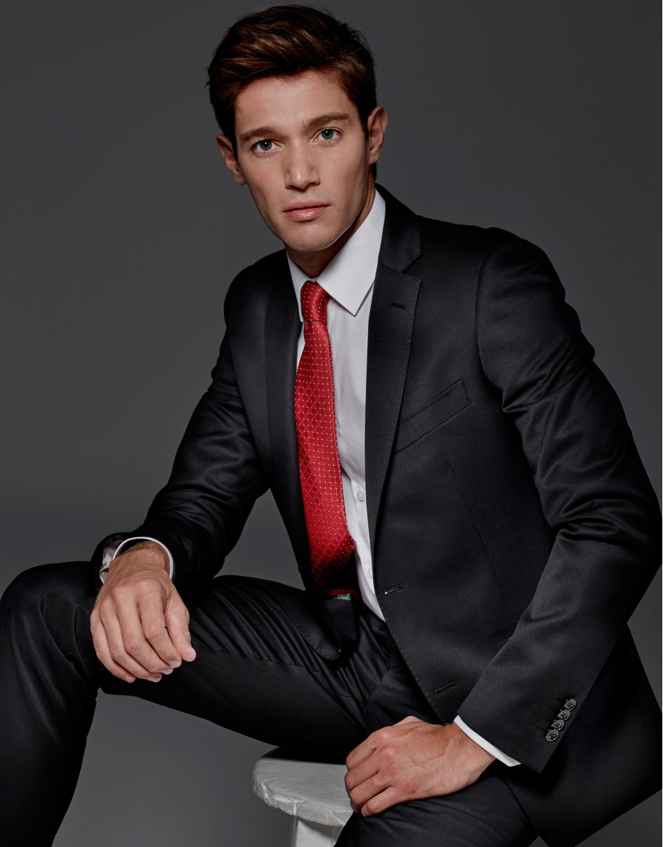 Camisa vestir cuello Inglés Slim Fit