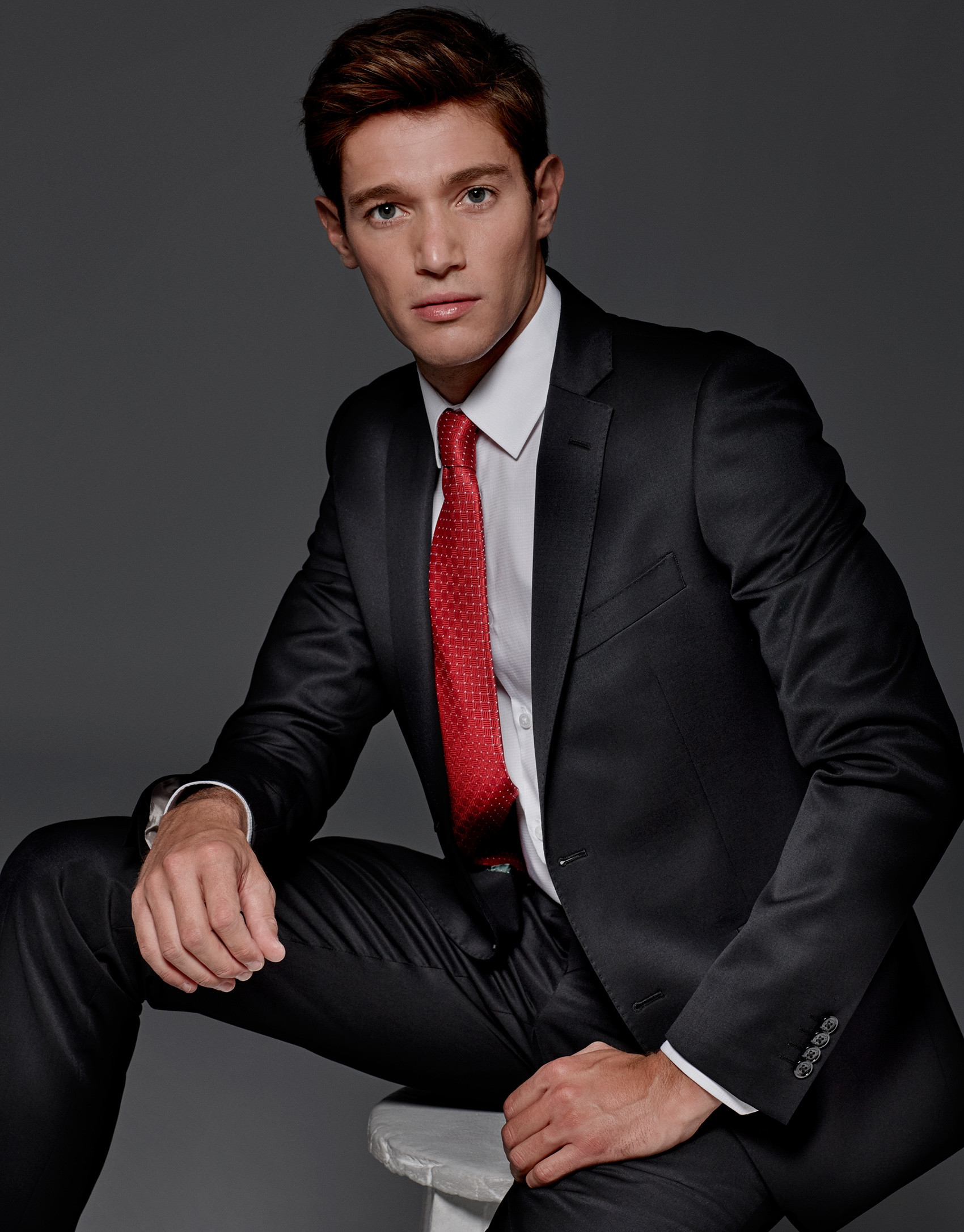 Camisa vestir cuello Inglés Slim Fit