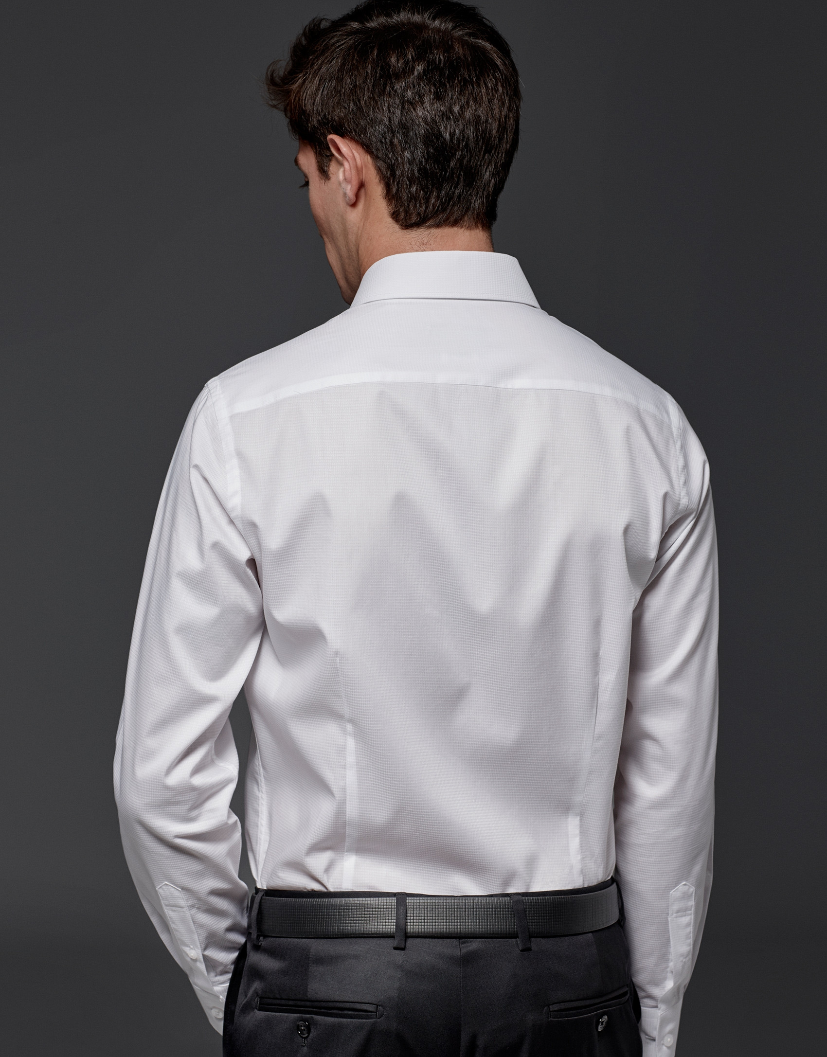 Camisa vestir cuello Inglés Slim Fit