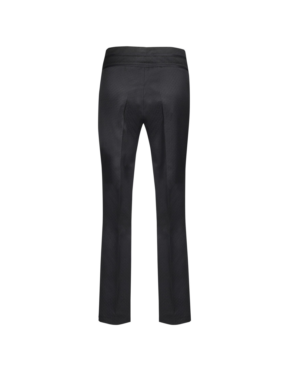 Pantalón crepe pitillo negro