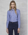 Camisa cuadros azul indigo