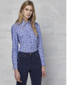 Indigo checked shirt