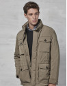 Chaqueton 4 bolsillos color visón