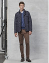 Brown cotton chinos