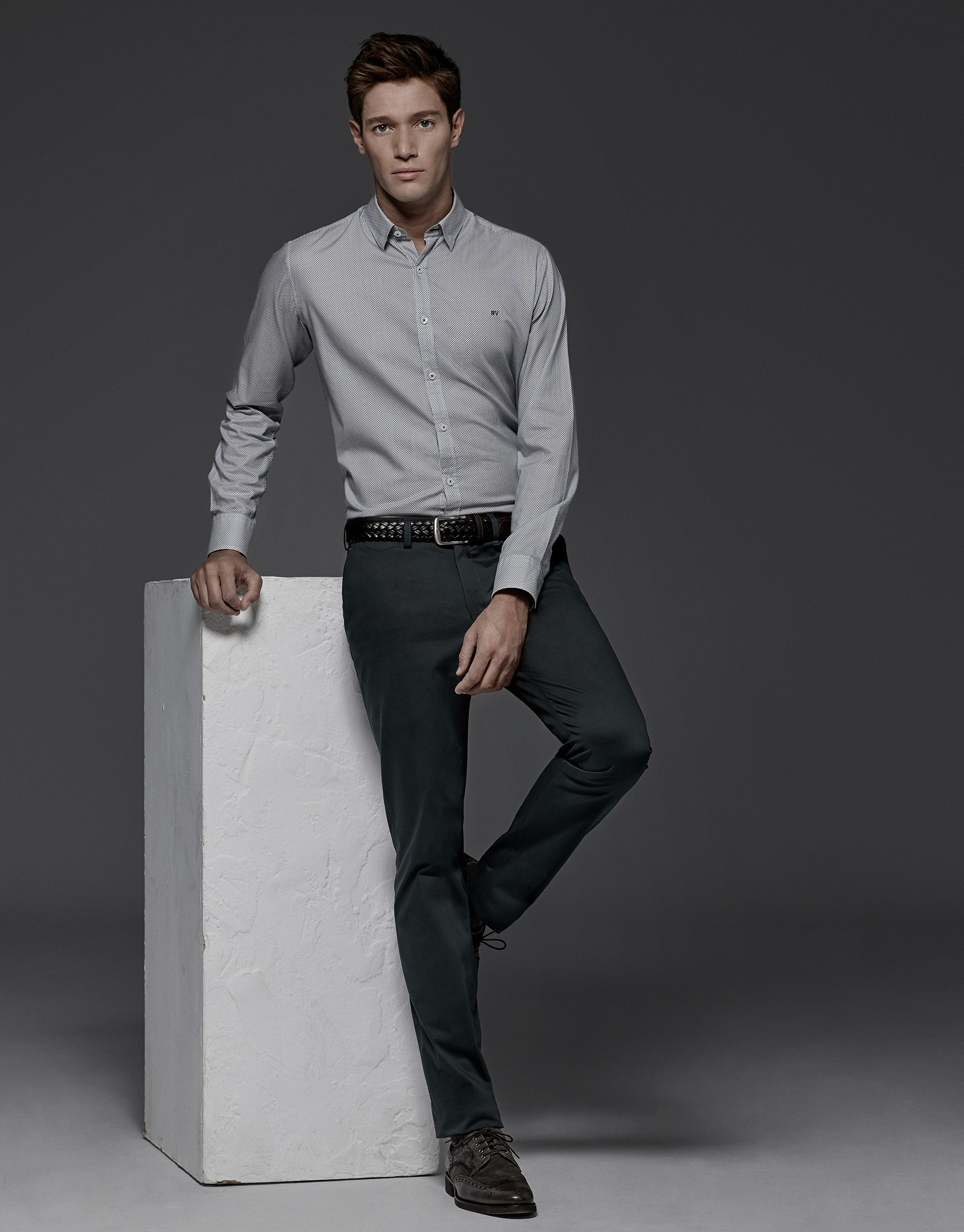 Pantalón chino algodón verde