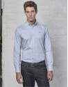 Camisa sport en oxford celeste