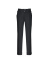 Grey straight-leg pants