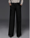 Black palazzo jogging pants