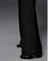 Pantalón jogging negro tipo palazzo